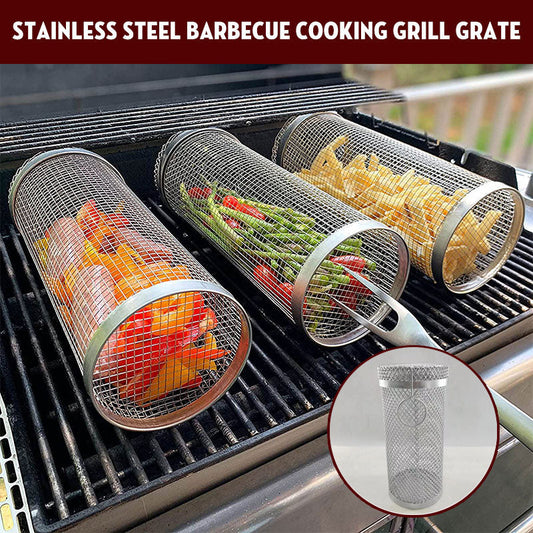 Lang cylindret rund grill