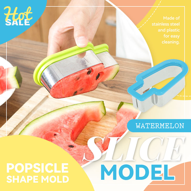 (🔥Kampagne- SPAR 49% RABAT)Vandmelon Popsicle Cutter Form & KØB MERE SPAR MERE
