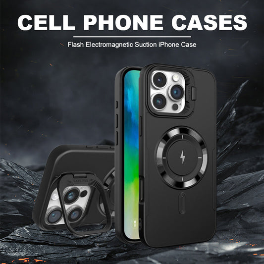 Magnetisk Lightning Blade-telefonetui - perfekt kombination af stil og funktionalitet ⚡📱