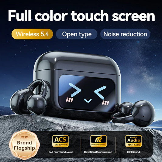 🌟 Smarte Bluetooth-hovedtelefoner med touchscreen 🌟