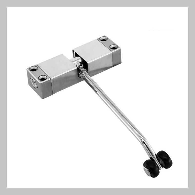 Lydløs justerbar automatisk dørlukker