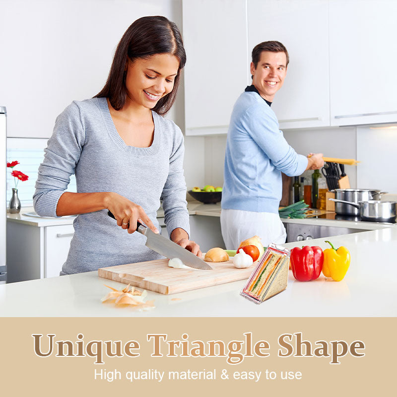 Trekantet sandwichbeholder