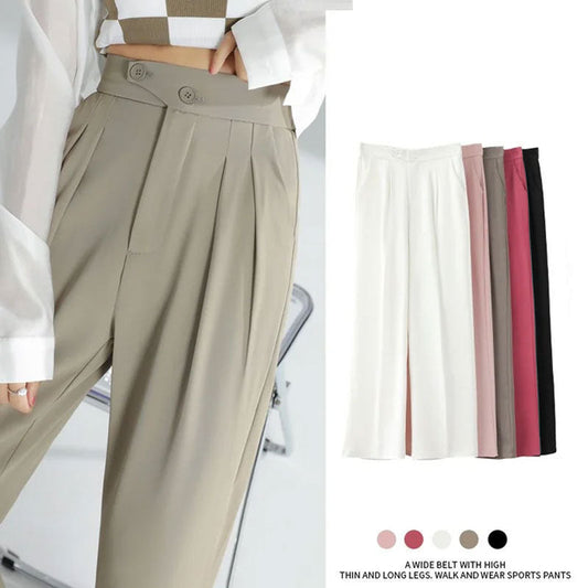 🔥Forårets varme udsalg✨Løse bukser i fuld længde til kvinder
