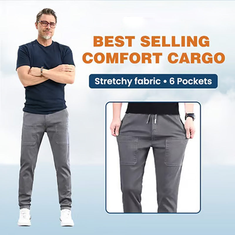 Slitesterk Cargo-bukse med høj stretch i flere lommer/Durable cargo pants with high stretch and multiple pockets
