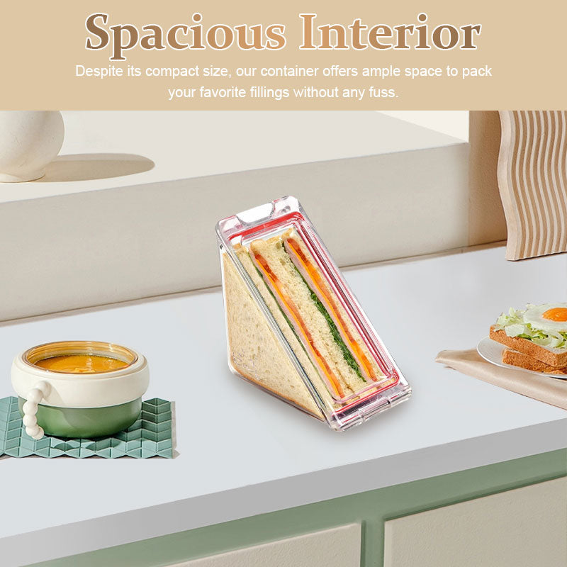 Trekantet sandwichbeholder