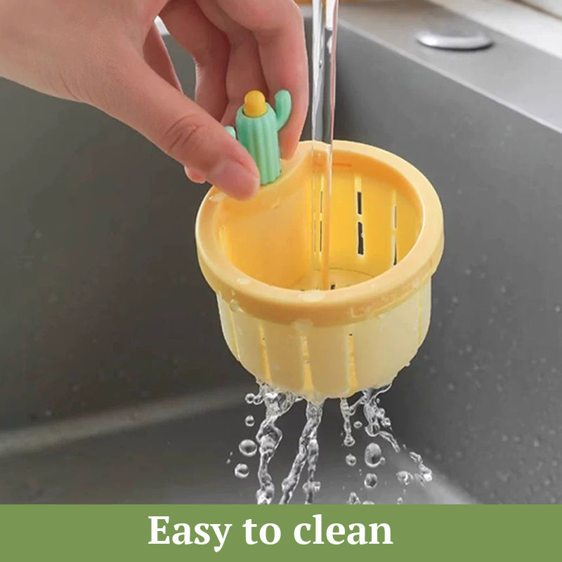 🌵 Kreativ kaktusformet si til køkkenafløb 🌵