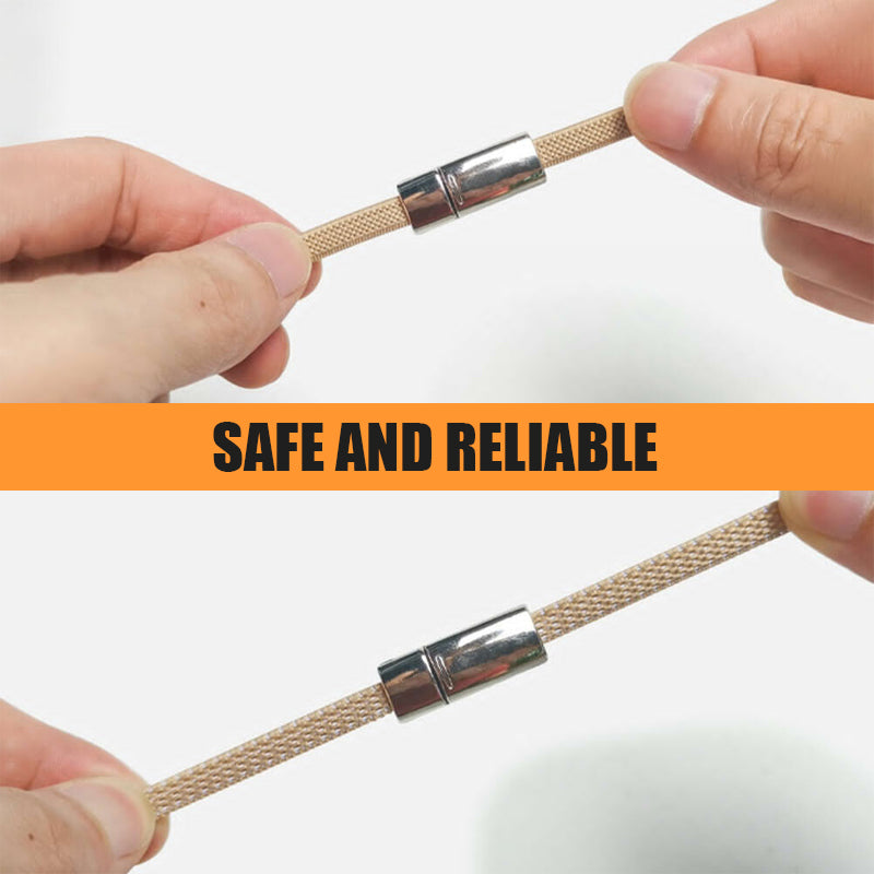 Magnetisk doven snørebånd metalspænde