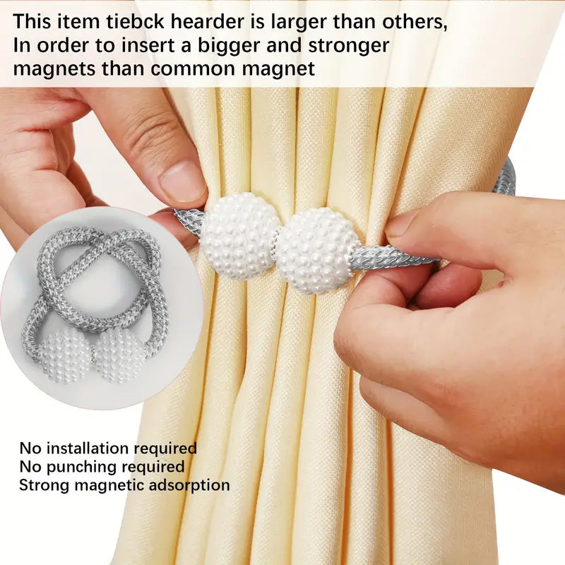✨Magnetiske gardinclips - stilfuld og praktisk opbevaring✨