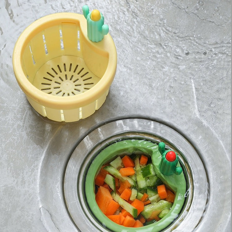 🌵 Kreativ kaktusformet si til køkkenafløb 🌵