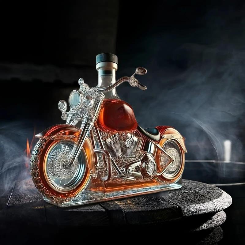 Decanter per whisky a forma di motocicletta