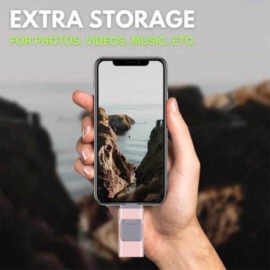 4 i 1 USB-hukommelse - lynhurtig billedoverførsel