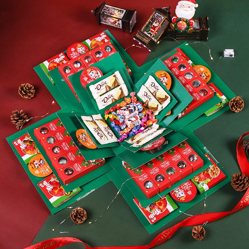 50.000+ SOLGT! 🎁✨ Overraskelses Eksplosions Gaveæske Sæt