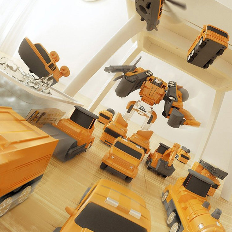 🔥GRATIS FRAGT🔥 Magnetisk Transform Engineering Car Samlet Legetøj