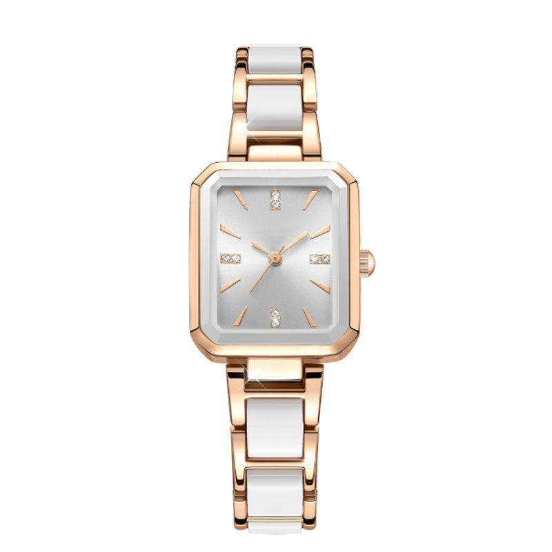 ⌚Fashion rektangulære quartz-ure til kvinder