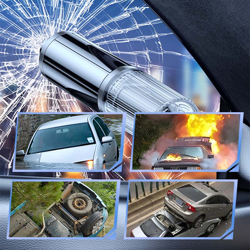 Nød-Bilvindue-Knuser med Sikkerhedssele-Skærer