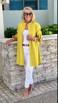 ✨Lange cardigans, ensfarvet bomuld