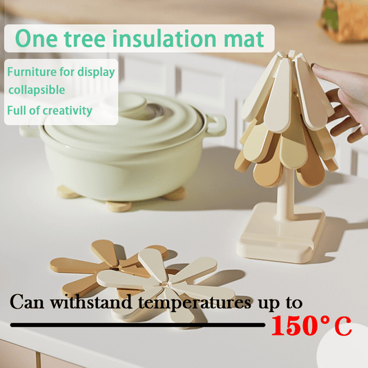 🌡️Creative varmebestandig træisoleringsmåtte🎄