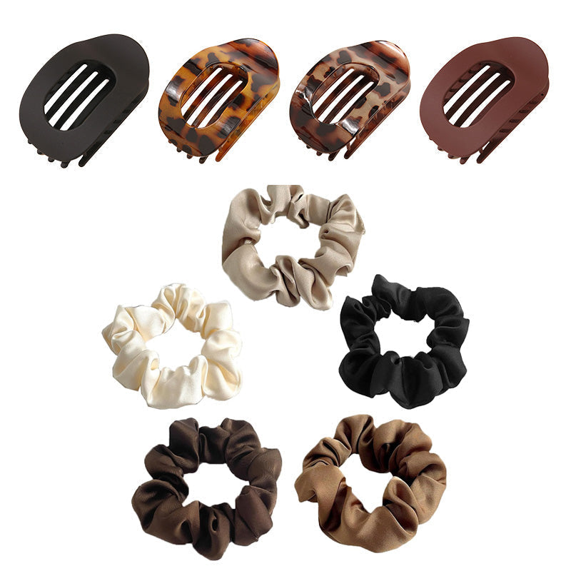 Ovalt hårgriber-sæt (4 stk)