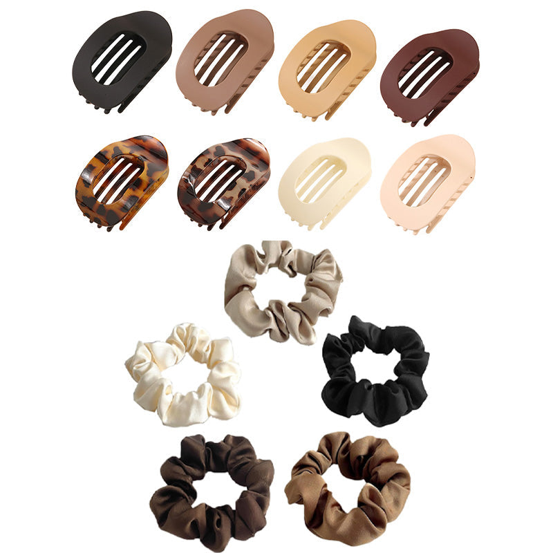 Ovalt hårgriber-sæt (4 stk)