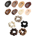 Ovalt hårgriber-sæt (4 stk)