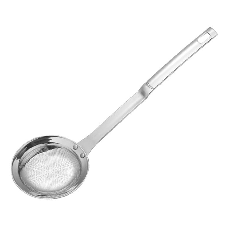 Rustfrit stål olie dørslag ske