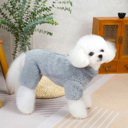 🐶Vinter-hunde-jumpsuit med lynlås i ryggen