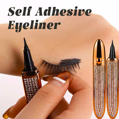 🔥🎉50% RABAT på mors dag🔥🎉 Selvklæbende eyeliner