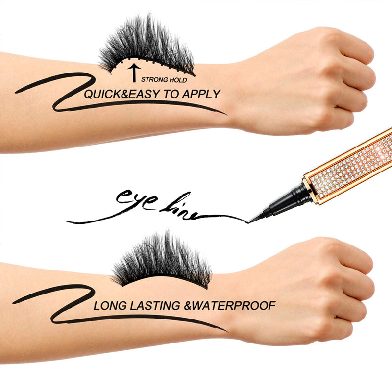 🔥🎉50% RABAT på mors dag🔥🎉 Selvklæbende eyeliner