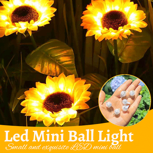 LED farverigt blomsterdekorationslys