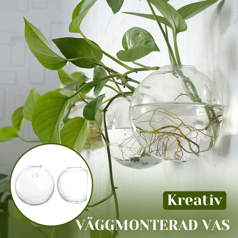Kreativ væghængt vase