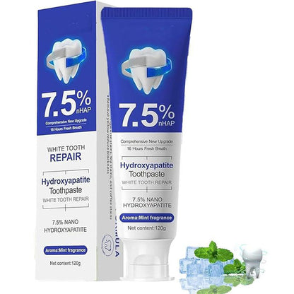 Fluoride-Free 7.5% Nano Hydroxyapatite Toothpaste for Enamel Repair & Gum Health