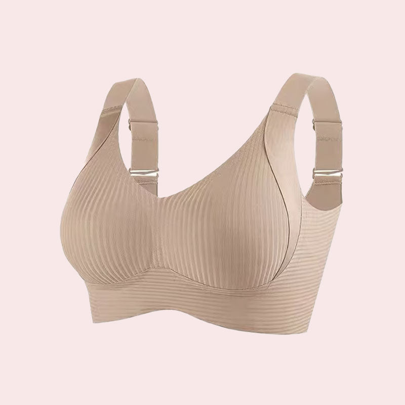 🎁Ribbet push-up-bh til kvinder med justerbare bøjler