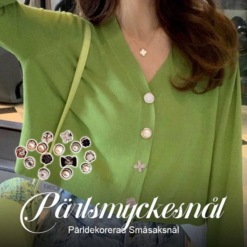 Perledekoreret lille nål