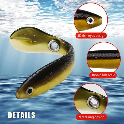 🐟 Blød plast Mock Lure (5 ST)