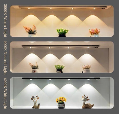 🔥SIDSTE DAG 49% RABAT💡LED BEVÆGELSESSENSOR SKABSLAMPE (USB-OPLADNING)💡