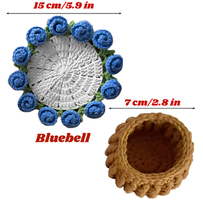 Sottobicchieri Bouquet – Fiori Intrecciati a Mano