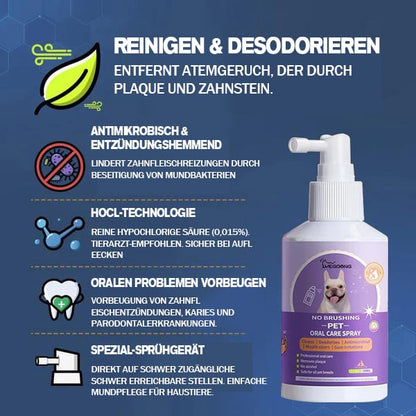 💥Tilbuddet🔥Tandrensningsspray til hunde og katte