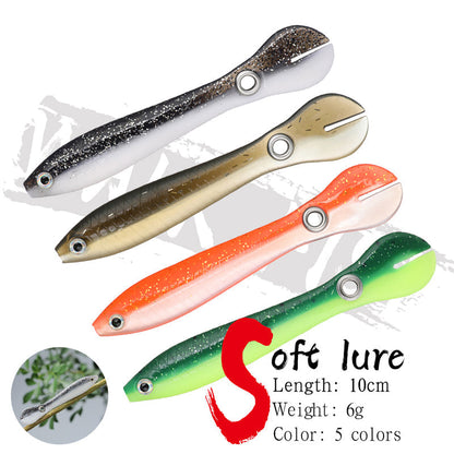 🐟 Blød plast Mock Lure (5 ST)