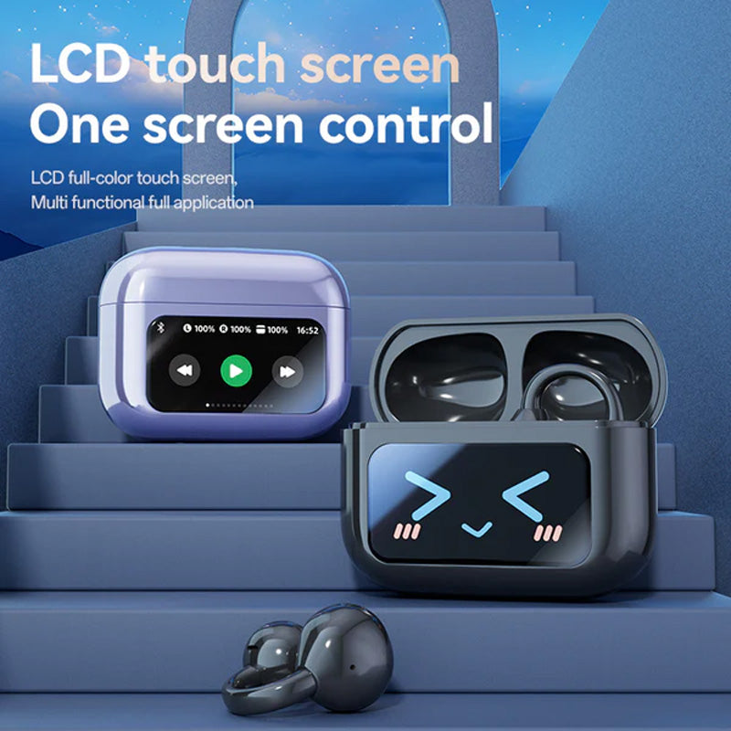 🌟 Smarte Bluetooth-hovedtelefoner med touchscreen 🌟
