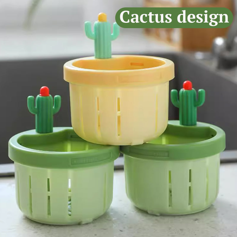 🌵 Kreativ kaktusformet si til køkkenafløb 🌵