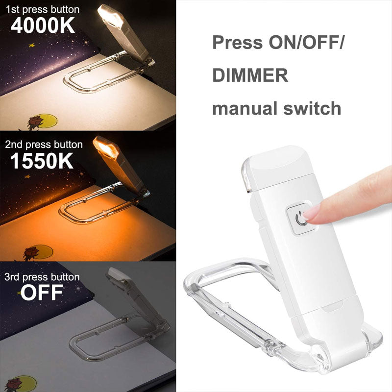 USB-læsning Clip-on-læselampe