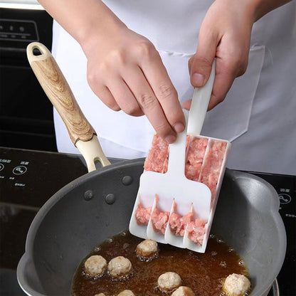 Frikadelle artefakt kroket køkken kødbold presseværktøj