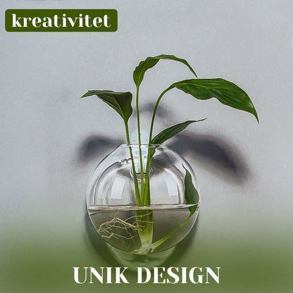 Kreativ væghængt vase