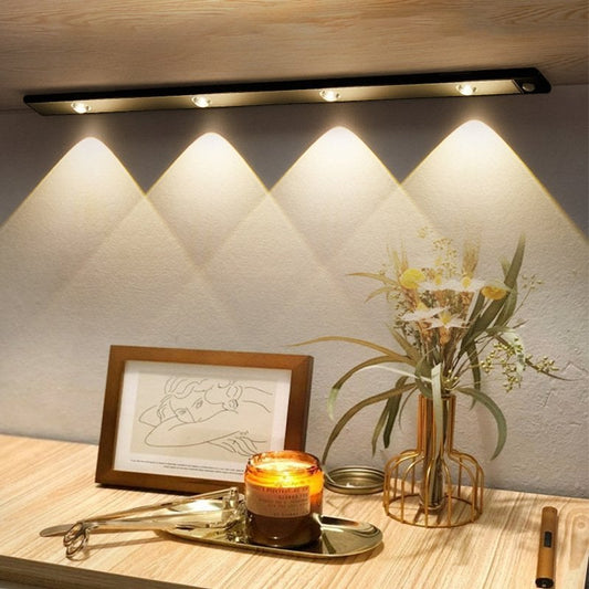 🔥SIDSTE DAG 49% RABAT💡LED BEVÆGELSESSENSOR SKABSLAMPE (USB-OPLADNING)💡