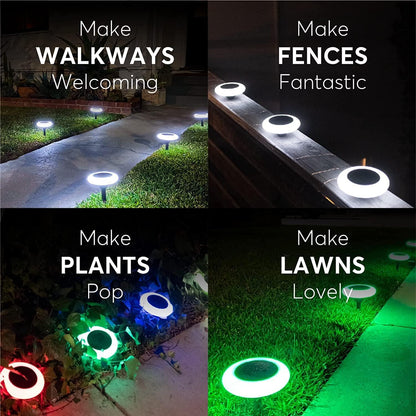 ✨Farverige Solar Farverige Solar Lights Udendørs