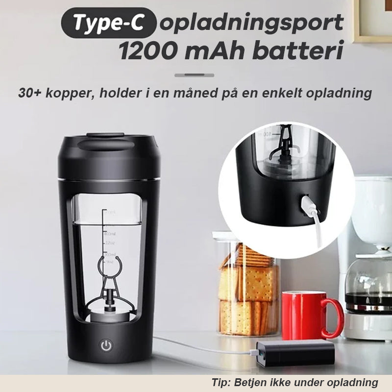 🔥VARMT UDSALG🔥 Elektrisk protein shaker flaske