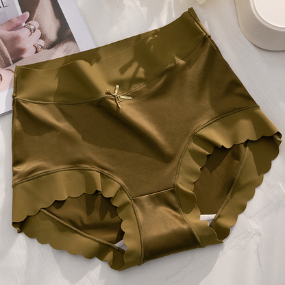 ( 🎁 2025 Nytår varmt salg 70% rabat🎁) Betal1 Få 2 (3pack) Premium Satin Antibakteriel Ice Silk Fugtabsorberende trusser