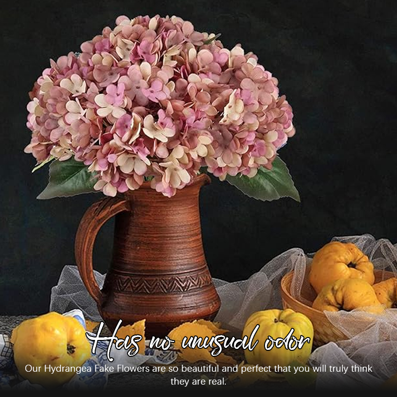 3d kunstig hortensia-blomst