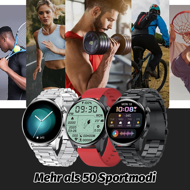 Puls- og blodsukkermåling, sportsur med Bluetooth-opkald/Heart rate blood glucose monitoring, Bluetooth call sports watch