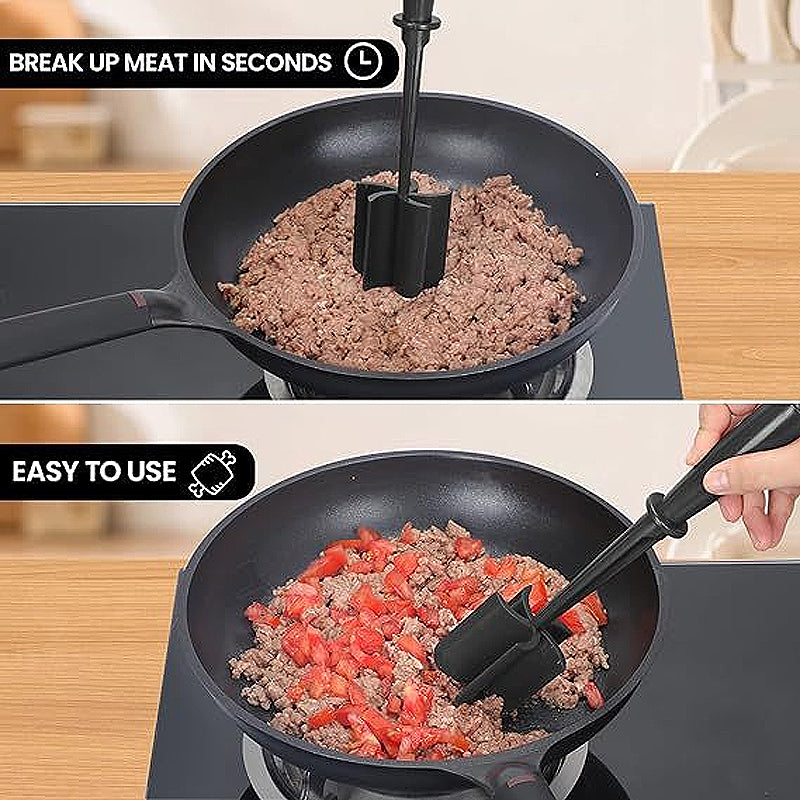🍳 Håndholdt Kød Hakker & Rører | Nem kødopdeling, effektiv madlavning!